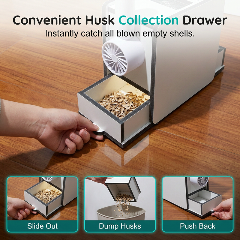 📢📢36% OFF !! ⏰Rechargeable Bird Seed Shell Separator