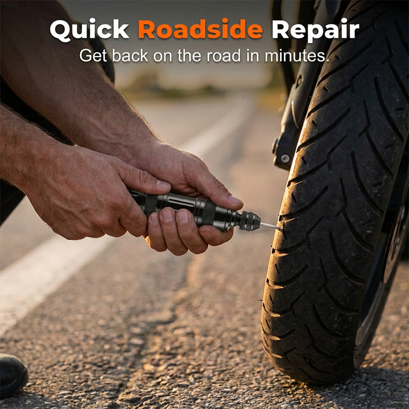 🏆LAST DAY SALE 40% OFF🔥Tubeless Tire Repair Kit – Aluminum Case