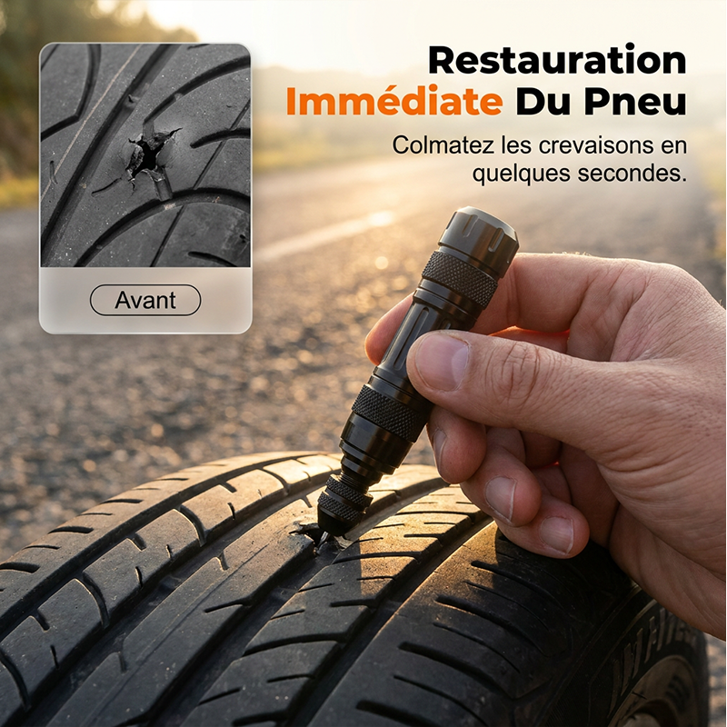 🏆LAST DAY SALE 40% OFF🔥Tubeless Tire Repair Kit – Aluminum Case