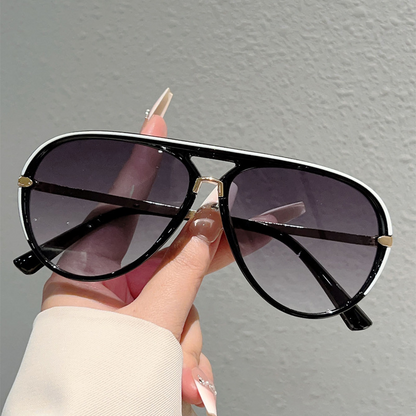 📢📢49% OFF !! ⏰Women's Retro Double-Bridge Sunglasses
