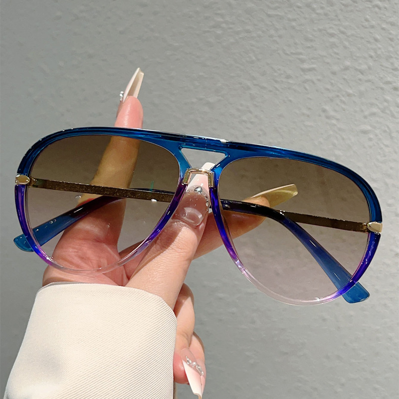 📢📢49% OFF !! ⏰Women's Retro Double-Bridge Sunglasses