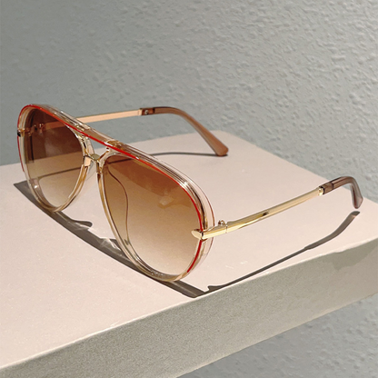 📢📢49% OFF !! ⏰Women's Retro Double-Bridge Sunglasses