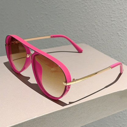 📢📢49% OFF !! ⏰Women's Retro Double-Bridge Sunglasses