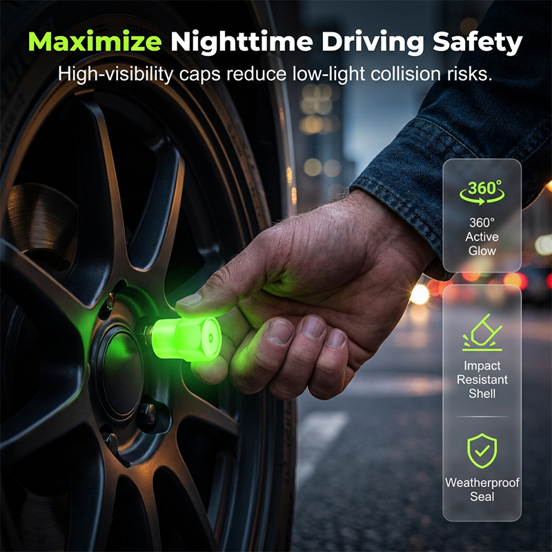 📢📢40% OFF !! ⏰ Universal Luminous Tire Valve Caps🪄🚗
