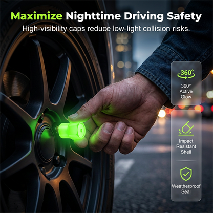 📢📢40% OFF !! ⏰ Universal Luminous Tire Valve Caps🪄🚗
