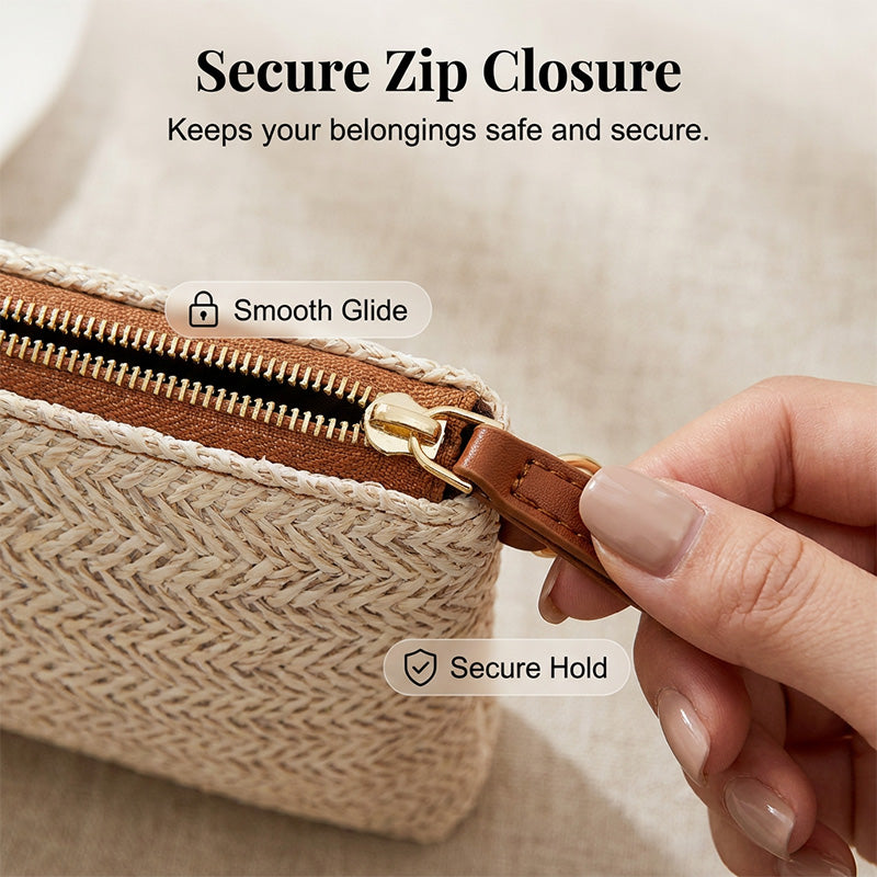📢📢49% OFF !! ⏰Women's Woven Straw Shoulder Clutch Bag👜