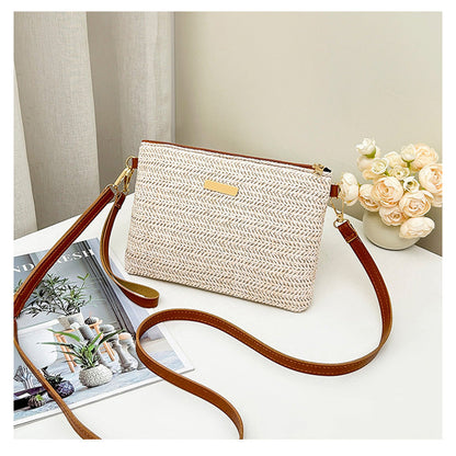 📢📢49% OFF !! ⏰Women's Woven Straw Shoulder Clutch Bag👜