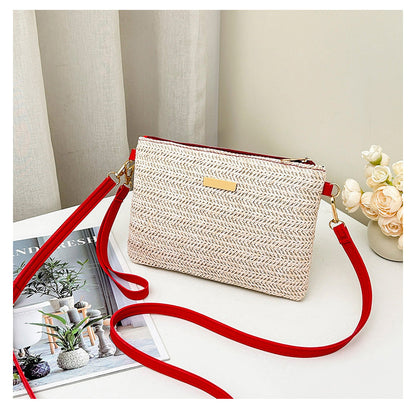 📢📢49% OFF !! ⏰Women's Woven Straw Shoulder Clutch Bag👜