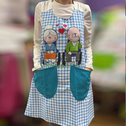 ⏰Women's Cross-Back Slip-On Apron💐👗