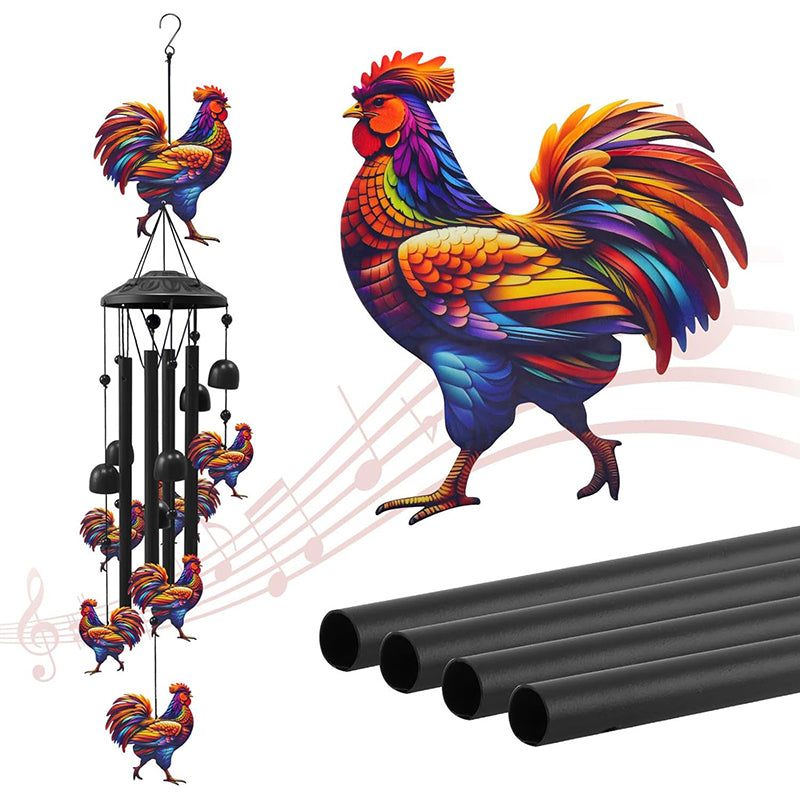 🎵 LIMITED-TIME 40% OFF! 💐 Vintage Metal Wind Chimes | Elegant Black Aluminium Garden Decor with Bird & Butterfly Accents for Patio & Porch🔔