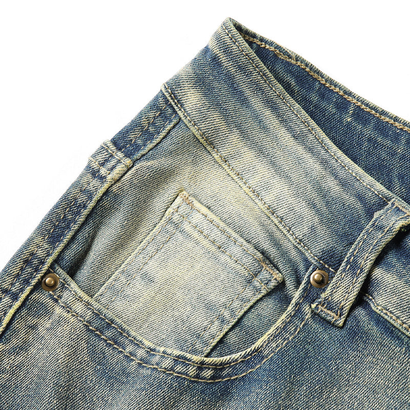 📢📢40% OFF !! ⏰Men's Deconstructed Frayed Flare Jeans