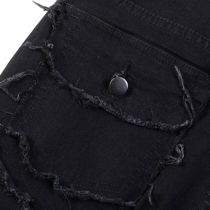 📢📢40% OFF !! ⏰Men's Deconstructed Frayed Flare Jeans