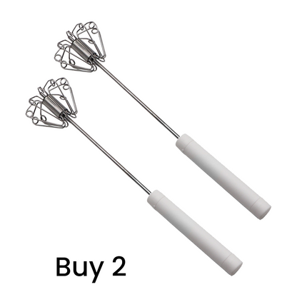 Stainless Steel Semi-Automatic Hand Egg Beater