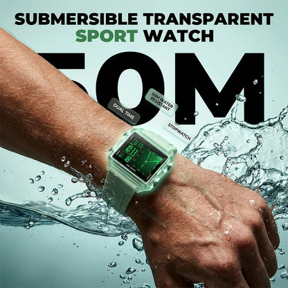 📢📢40% OFF !! ⏰Waterproof Transparent Digital Watch