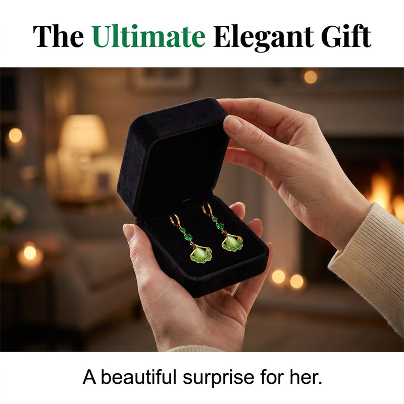 🔥While Supplies Last 40% OFF!🎉 Elegant Ginkgo Leaf Tassel Earrings