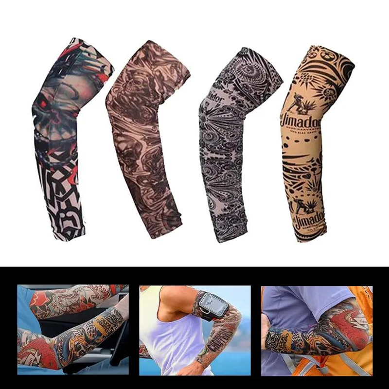 📢📢40% OFF !! ⏰Realistic Tattoo Arm Sleeves for Sun Protection
