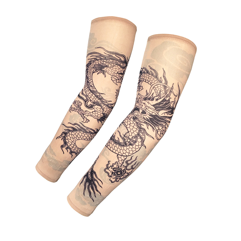 📢📢40% OFF !! ⏰Realistic Tattoo Arm Sleeves for Sun Protection
