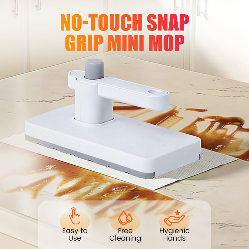 📢📢40% OFF !! ⏰No-Touch Snap Grip Mini Mop🫧🧽