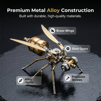 📢📢47% OFF !! ⏰3D Metal Bee Puzzle Assembly Model Kit