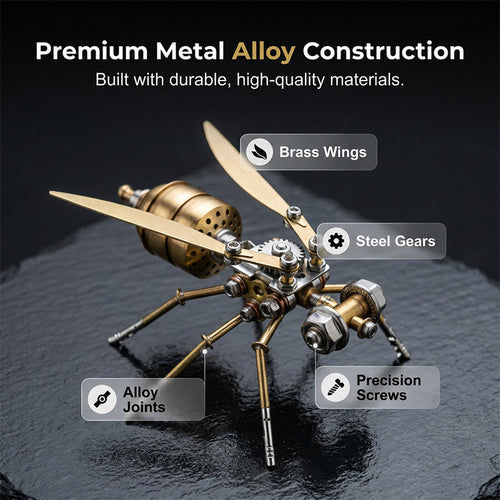 📢📢47% OFF !! ⏰3D Metal Bee Puzzle Assembly Model Kit