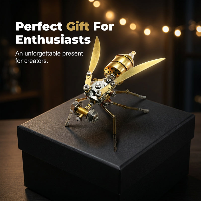 📢📢47% OFF !! ⏰3D Metal Bee Puzzle Assembly Model Kit