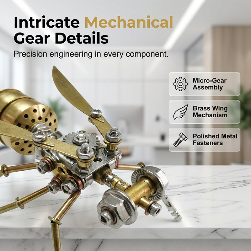 📢📢47% OFF !! ⏰3D Metal Bee Puzzle Assembly Model Kit
