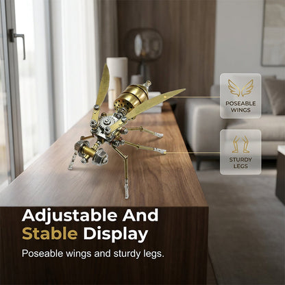 📢📢47% OFF !! ⏰3D Metal Bee Puzzle Assembly Model Kit