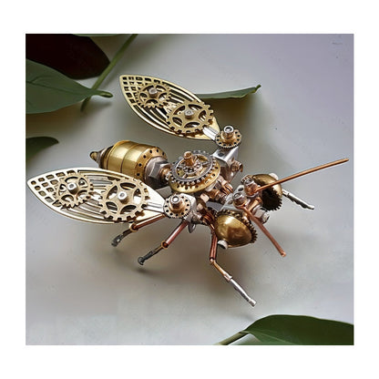 📢📢47% OFF !! ⏰3D Metal Bee Puzzle Assembly Model Kit