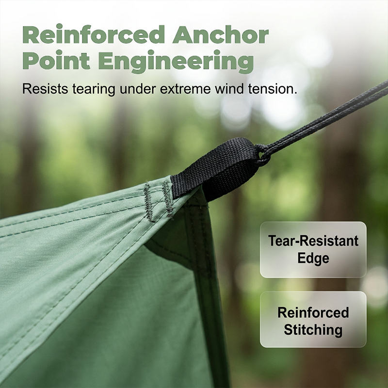 📢📢49% OFF !! ⏰Portable Diamond-Shaped Camping Tarp Sun Shelter