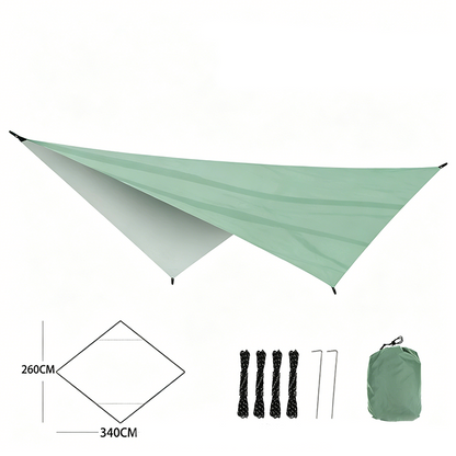 📢📢49% OFF !! ⏰Portable Diamond-Shaped Camping Tarp Sun Shelter