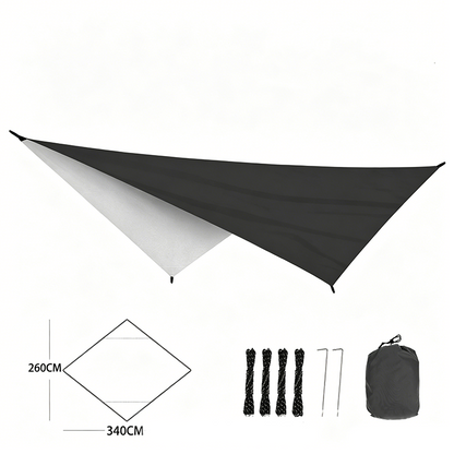 📢📢49% OFF !! ⏰Portable Diamond-Shaped Camping Tarp Sun Shelter