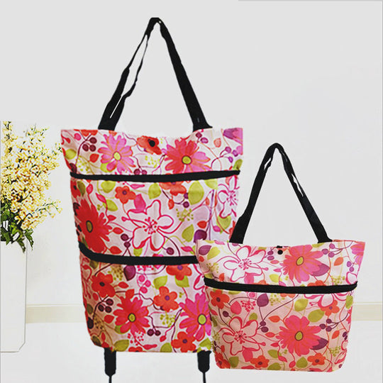 📢📢49% OFF !! ⏰2-in-1 Foldable Shopping Cart