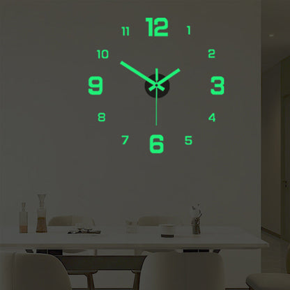 🕰️ LIMITED-TIME 30% OFF! 💥 3D DIY Luminous Acrylic Wall Clock Set – Silent Movement, Drill-Free, Custom Size ✨
