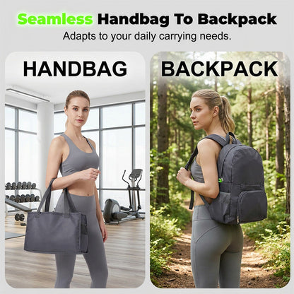 🎒 ✨Foldable Convertible Backpack Tote 3-in-1 Travel Bag – Backpack, Bag & Shoulder Bag in one – compact, versatile & perfect for travel, everyday life & work