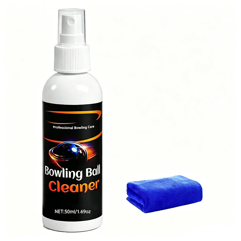 🥳2026 HOT SALE🥳💪 Pro-Grade Bowling Ball Cleaner – Instantly removes lane oil. Includes premium towel. Keeps your ball performing like new! ✨