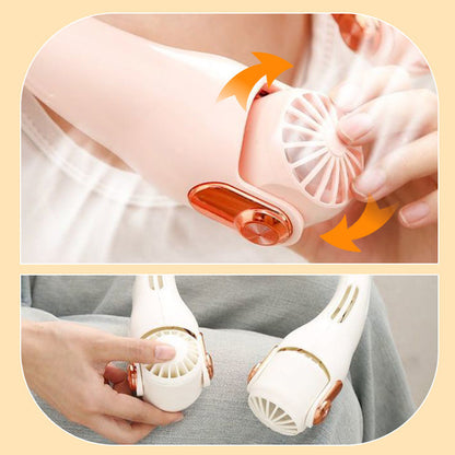 🌀 LIMITED-TIME 30% OFF! 💥 360° Rotating Neck Fan – Ultra Quiet, 3 Speeds, Hands-Free, Long Battery ✨