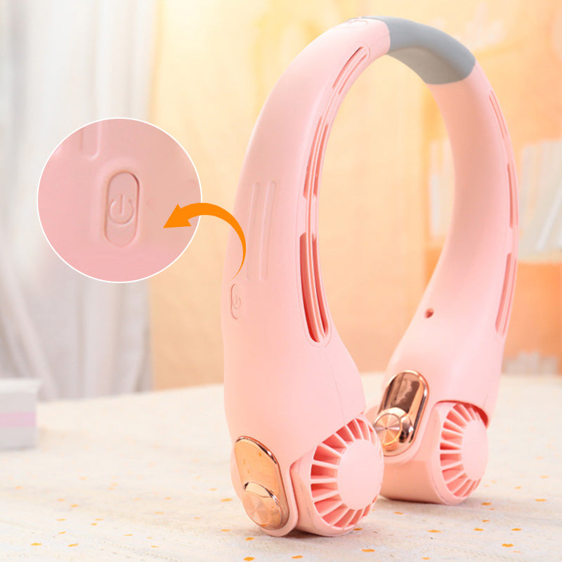 🌀 LIMITED-TIME 30% OFF! 💥 360° Rotating Neck Fan – Ultra Quiet, 3 Speeds, Hands-Free, Long Battery ✨