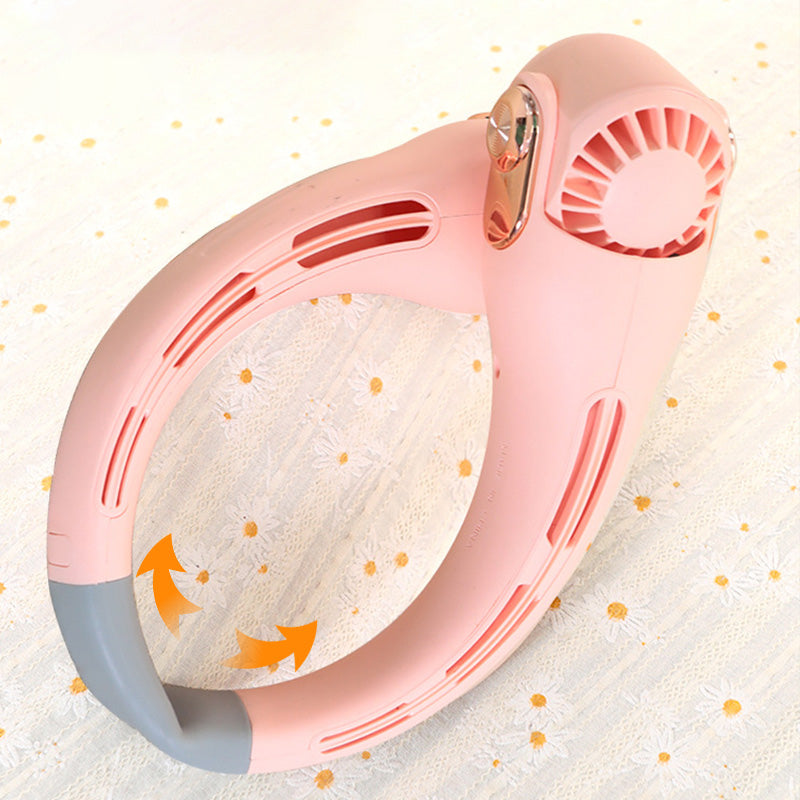 🌀 LIMITED-TIME 30% OFF! 💥 360° Rotating Neck Fan – Ultra Quiet, 3 Speeds, Hands-Free, Long Battery ✨
