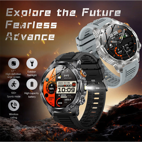 🏆LAST DAY SPECIAL OFFER⚡1000mAh Battery Smart Bluetoot Sports Watch