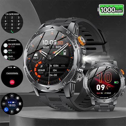 🏆LAST DAY SPECIAL OFFER⚡1000mAh Battery Smart Bluetoot Sports Watch