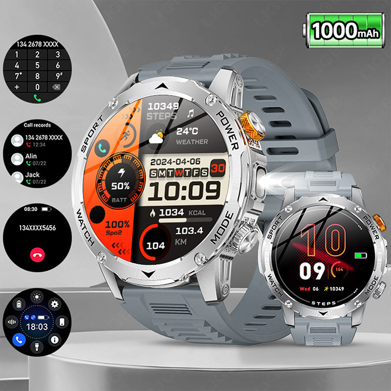 🏆LAST DAY SPECIAL OFFER⚡1000mAh Battery Smart Bluetoot Sports Watch