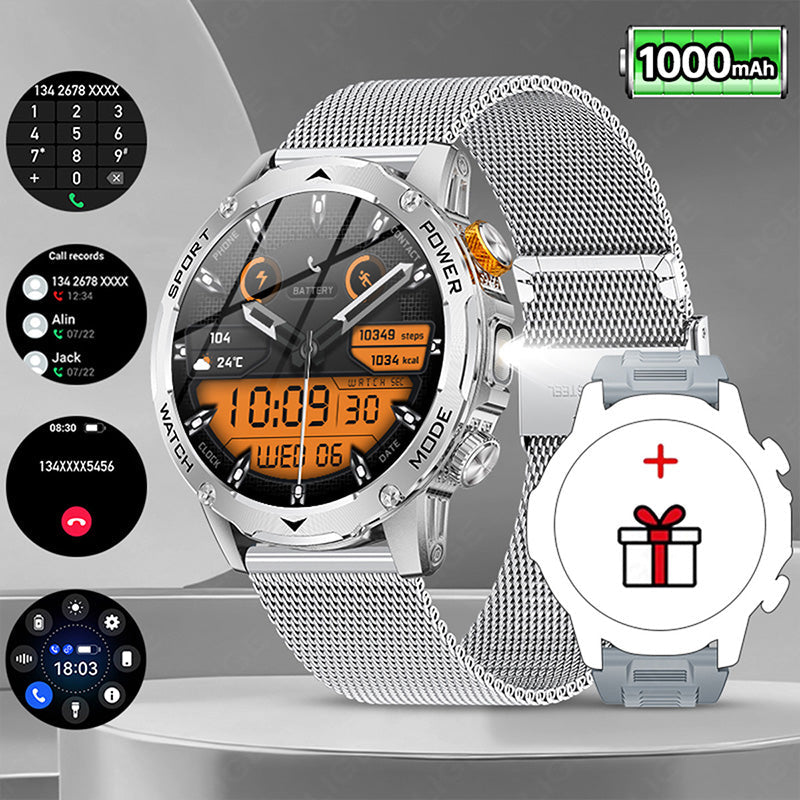 🏆LAST DAY SPECIAL OFFER⚡1000mAh Battery Smart Bluetoot Sports Watch