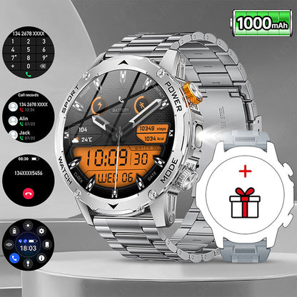 🏆LAST DAY SPECIAL OFFER⚡1000mAh Battery Smart Bluetoot Sports Watch