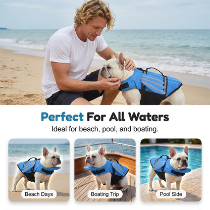 🥳2026 HOT SALE🥳💞50K+ SOLD!🐕👼 50% OFF! Reflective Angel Wing Dog Life Jacket – High‑buoyancy, quick‑rescue handle & breathable mesh. Reflective strips for evening swims. Safe & adorable! 🌊✨