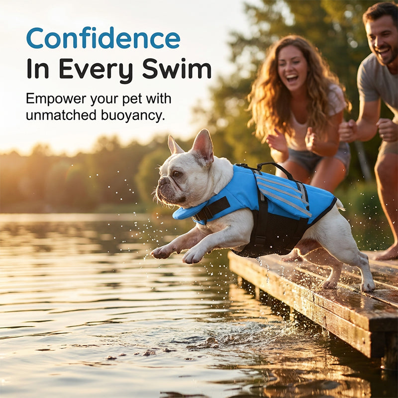 🥳2026 HOT SALE🥳💞50K+ SOLD!🐕👼 50% OFF! Reflective Angel Wing Dog Life Jacket – High‑buoyancy, quick‑rescue handle & breathable mesh. Reflective strips for evening swims. Safe & adorable! 🌊✨