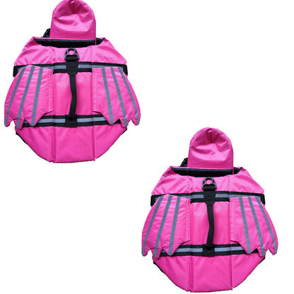 🥳2026 HOT SALE🥳💞50K+ SOLD!🐕👼 50% OFF! Reflective Angel Wing Dog Life Jacket – High‑buoyancy, quick‑rescue handle & breathable mesh. Reflective strips for evening swims. Safe & adorable! 🌊✨