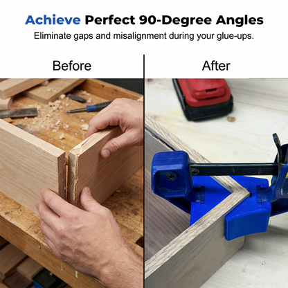 🔧 LIMITED-TIME 30% OFF! 💥 Corner Clamp Adapter for Quick-Grip Bar Clamps – 90° Precision, Heavy Duty, Slip-On ✨