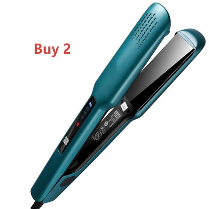 Up to 45% OFF💇‍♀️2-in-1 Hair Straightener and Curler with Negative Ionic Care