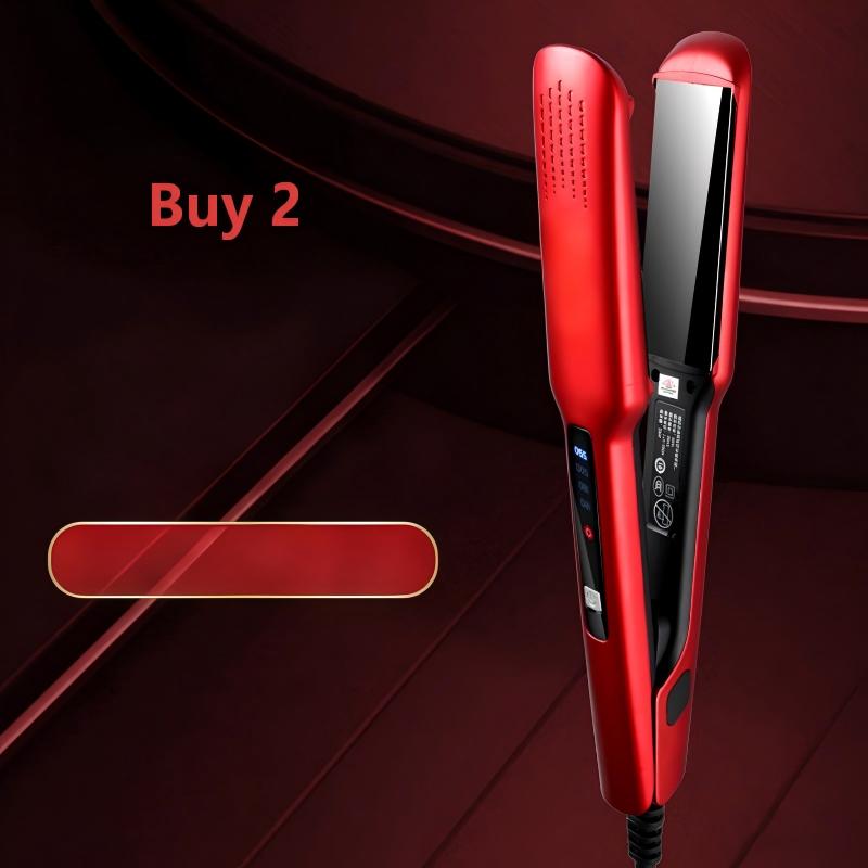 Up to 45% OFF💇‍♀️2-in-1 Hair Straightener and Curler with Negative Ionic Care