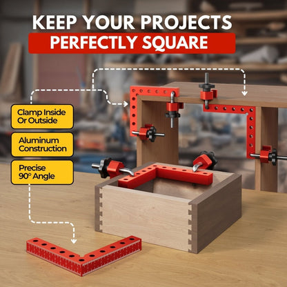 🎁2026 New Arrivals 48% OFF💥90-Degree Positioning Squares Right Angle Clamps Kit